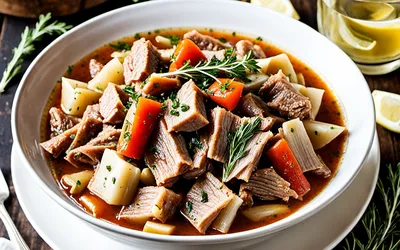 Recette traditionnelle de tripes dalmates mijotées à la croate