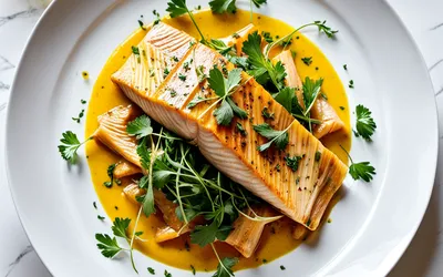 Recette facile de truite saumonée braisée au safran et coriandre