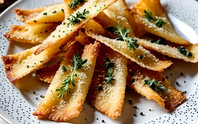 Recette facile de tuiles croustillantes au parmesan maison
