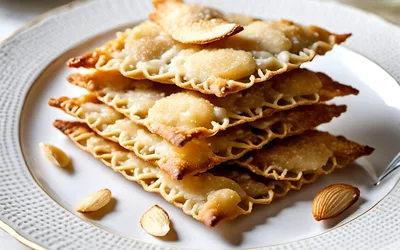 Recette facile de tuiles croustillantes aux amandes, petits fours gourmands