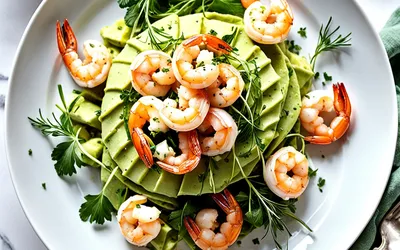 Recette facile de Turban d'avocat aux crevettes et citron vert