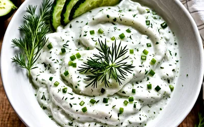 Recette Tzatziki Grec Authentique : Sauce Fraîche au Concombre et Yaourt