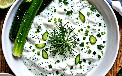 Recette facile de Tzatziki grec traditionnel - Apéritif frais et rapide