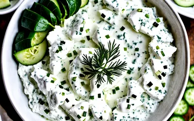 Recette facile de Tzatziki maison frais et crémeux