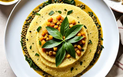Recette facile d'Uppama indien traditionnel pour petit déjeuner sain