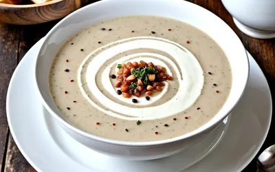 Velouté Cappuccino de Céleri Rave au Jambon d'Ardennes - Recette Facile et Gourmande