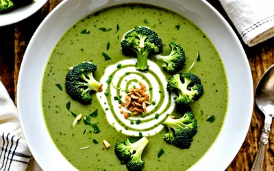 Recette facile de velouté de brocolis onctueux et rapide