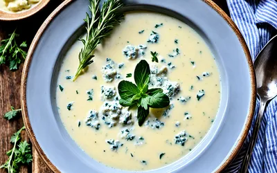 Velouté de chou-fleur au roquefort : recette facile et gourmande