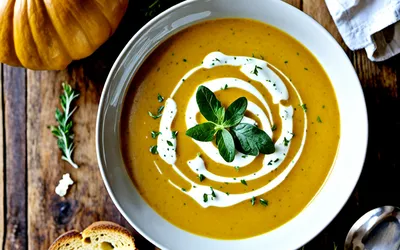 Velouté de citrouille au munster : recette réconfortante et gourmande