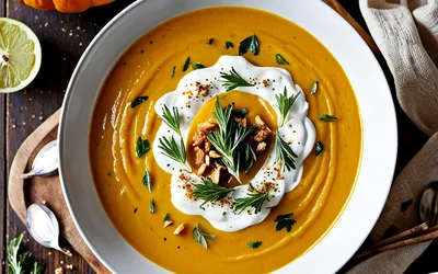 Velouté de citrouille à la crème de coco : recette facile et gourmande