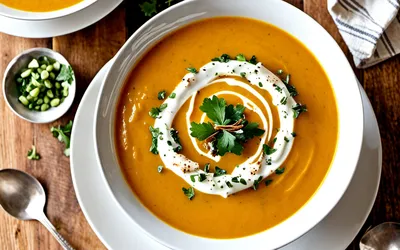 Velouté de courge onctueux : recette facile et rapide