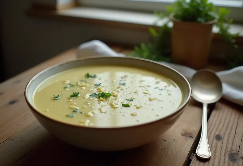 Velouté de mâche onctueux et parfumé