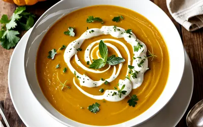 Recette facile de velouté de potiron onctueux et savoureux