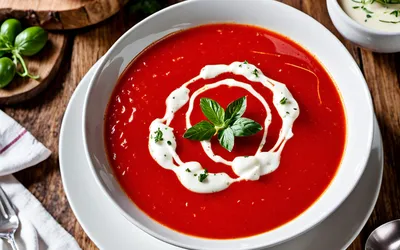 Velouté de tomates maison : recette facile et rapide