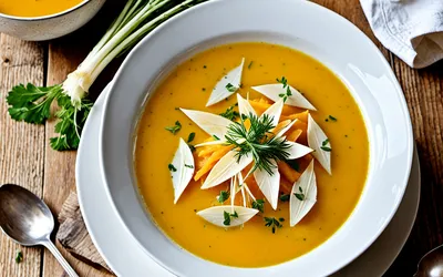 Photo de Velouté d'endives à la mimolette : recette facile et gourmande