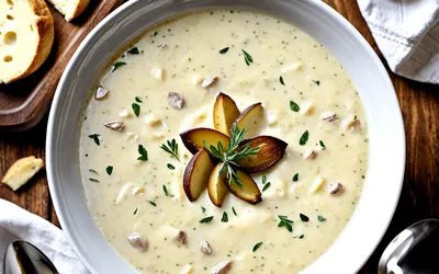 Velouté onctueux au camembert : recette facile et gourmande