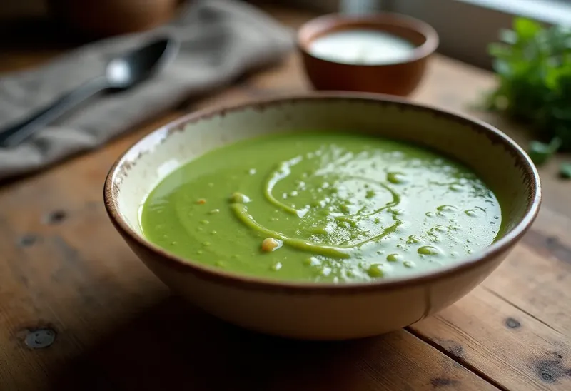Velouté onctueux aux fanes de radis : recette facile et saine