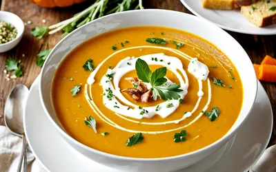Recette facile de velouté de courge et carottes onctueux