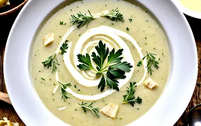 Recette facile de velouté onctueux de fonds d'artichauts frais