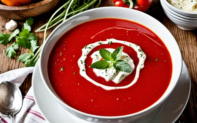 Velouté de poivrons rouges au Boursin : recette facile et gourmande
