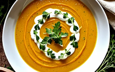 Velouté de potiron et carottes facile et onctueux - recette réconfortante