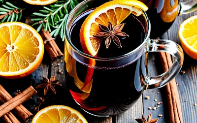 Recette facile de vin chaud de Noël aux épices traditionnelles