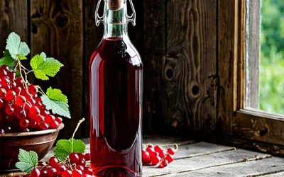 Recette facile de vin de groseille maison - boisson fruitée et naturelle