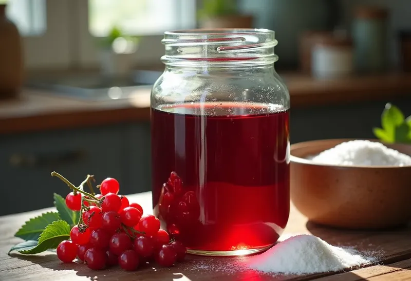 Vin de groseilles maison : recette facile et savoureuse