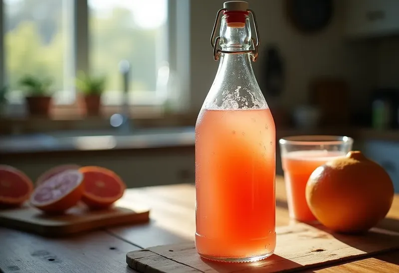 Vin de pamplemousse maison rafraîchissant