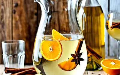 Recette Facile de Vin d'Orange Blanc Maison Parfumé