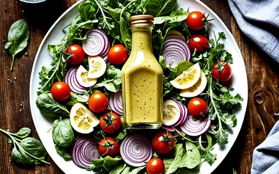 Recette facile de vinaigrette au sirop d'érable du Québec pour salades gourmandes