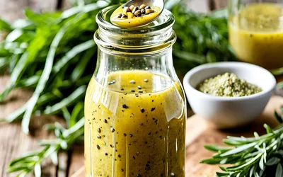 Recette facile de vinaigrette miel moutarde estragon maison
