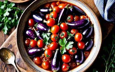 Zaalouk Marocain : Recette Facile de Purée d'Aubergines aux Épices