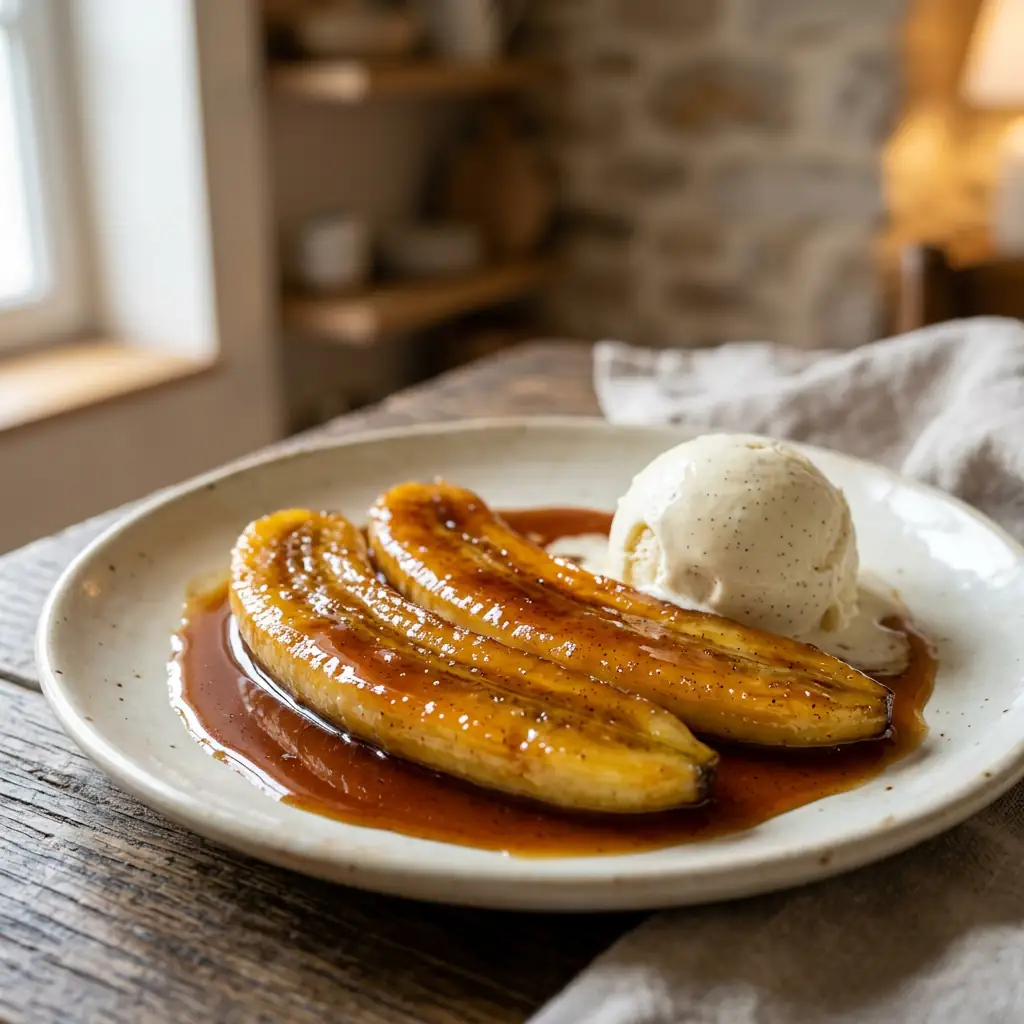 Bananes flambées au rhum : la recette antillaise - LesBonnesRecettes.fr