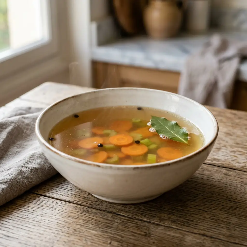 Recette De Bouillon De L gumes Clair Et L ger LesBonnesRecettes fr