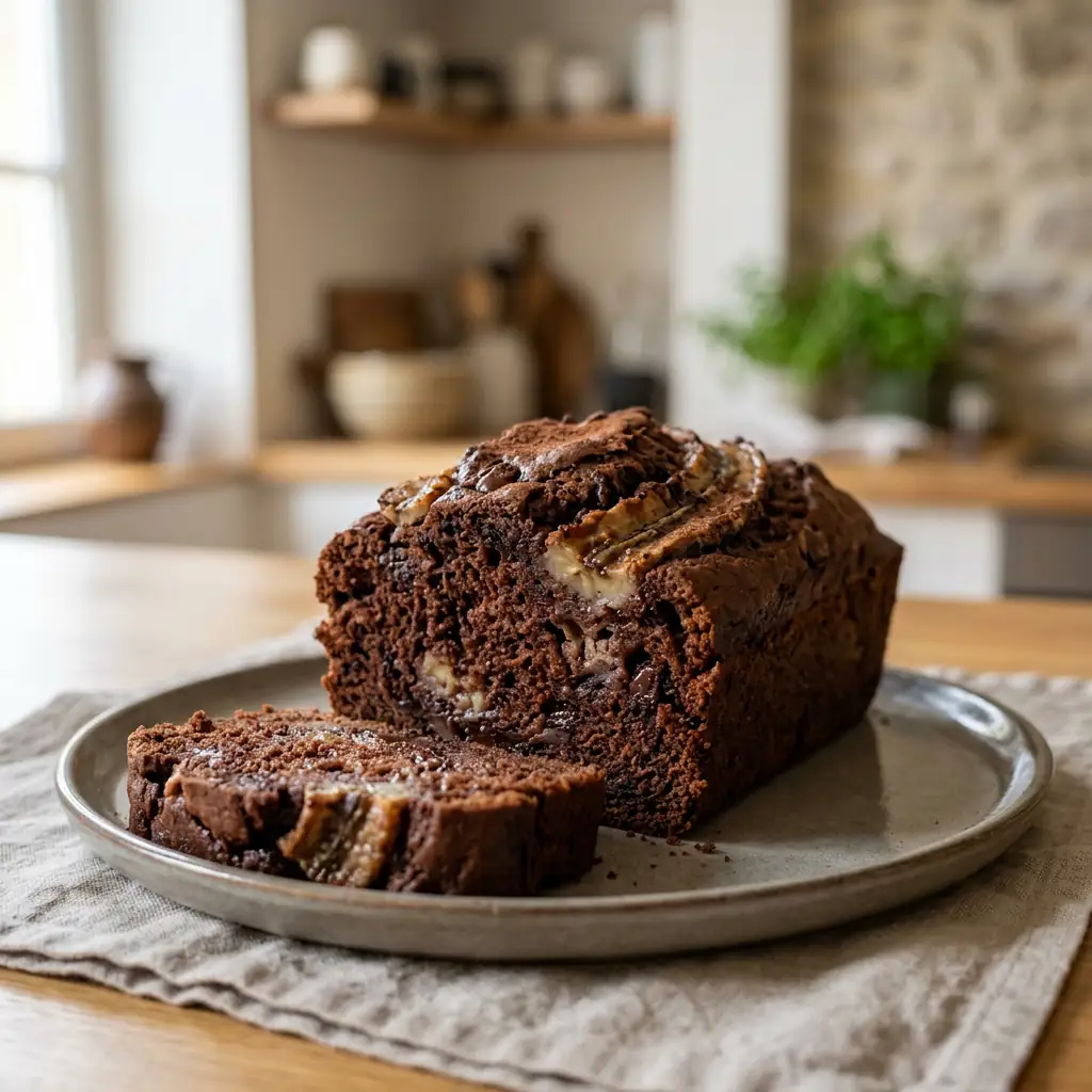 Cake chocolat banane : la recette inratable et fondante ...