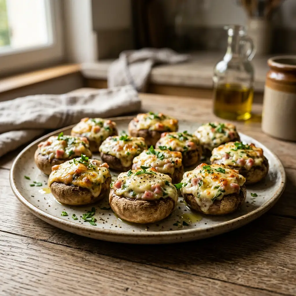 champignons-farcis-au-boursin-et-jambon-recette-express