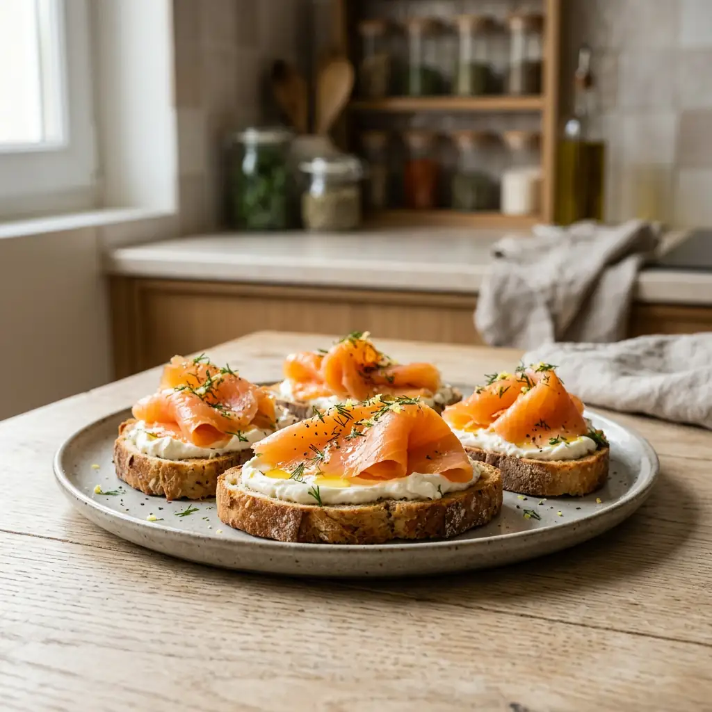 Toasts au saumon fumé : la recette facile pour l'apéro ...