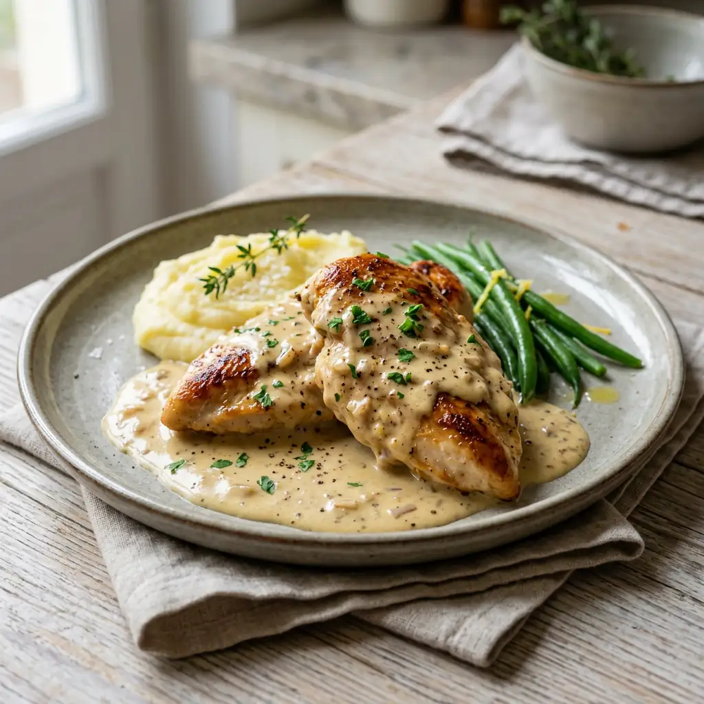 Poulet à la moutarde et crème : la recette inratable - LesBonnesRecettes.fr