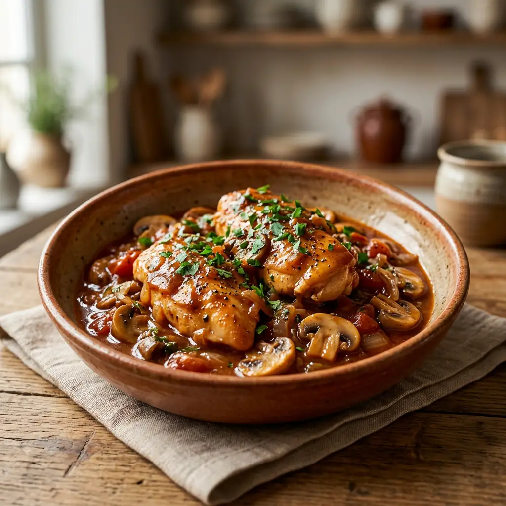 Poulet Marengo traditionnel : la recette à l'ancienne ...