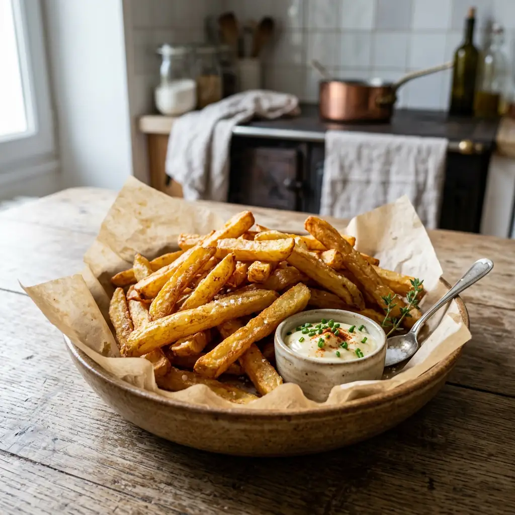 Frites croustillantes : la recette de la double friture ...
