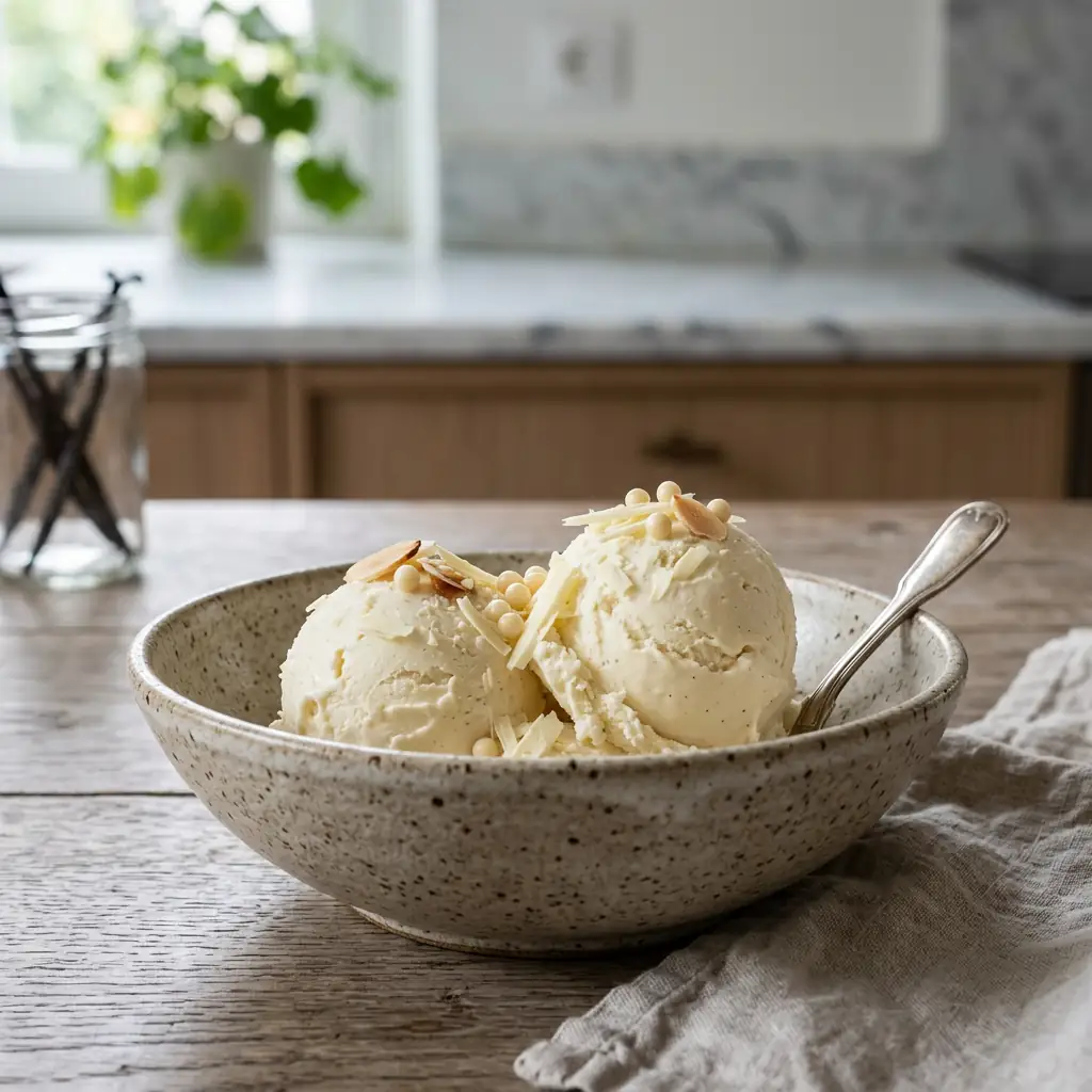 Glace Au Chocolat Blanc