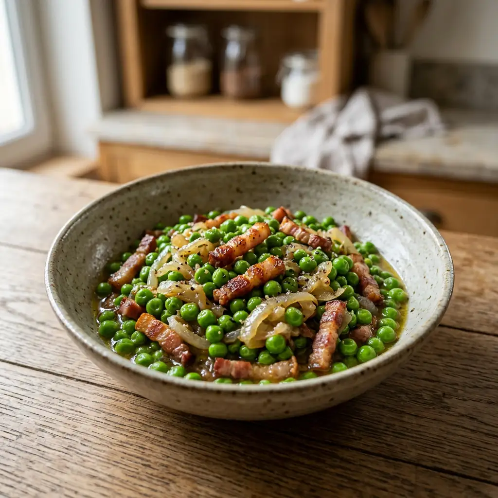 Petits Pois Aux Lardons