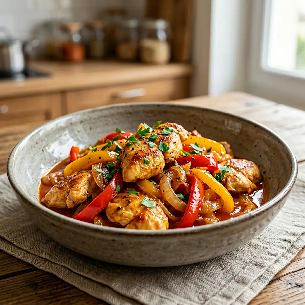 Poulet aux poivrons et paprika : la recette inratable ...