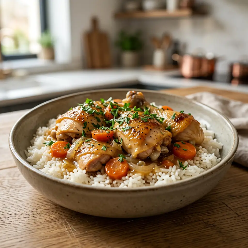 Potage De Riz Poule au riz traditionnelle : la recette de grand-mère ...
