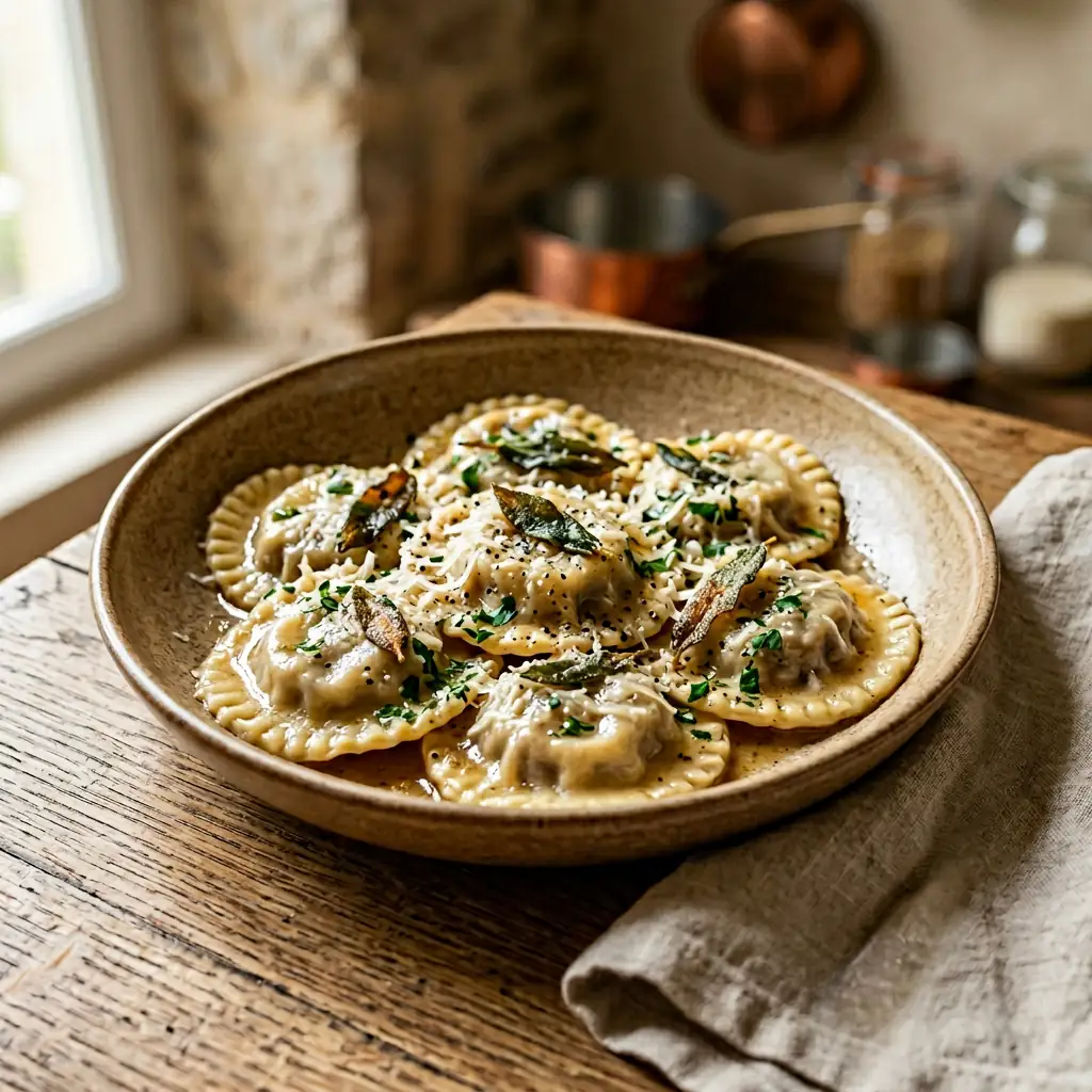 Recette de raviolis au bœuf à l'italienne - LesBonnesRecettes.fr