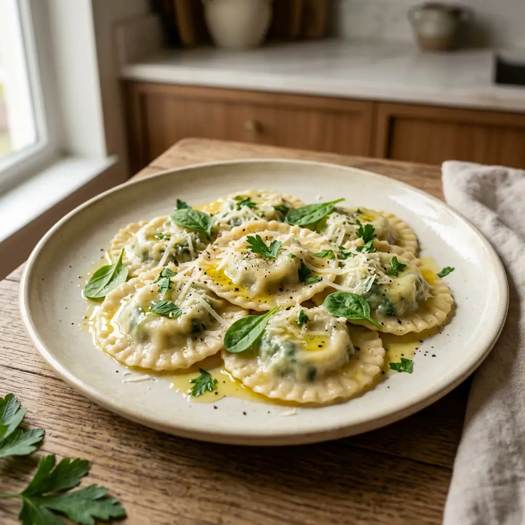 Recette Ravioli Recette de raviolis frais ricotta et épinards rapides ...