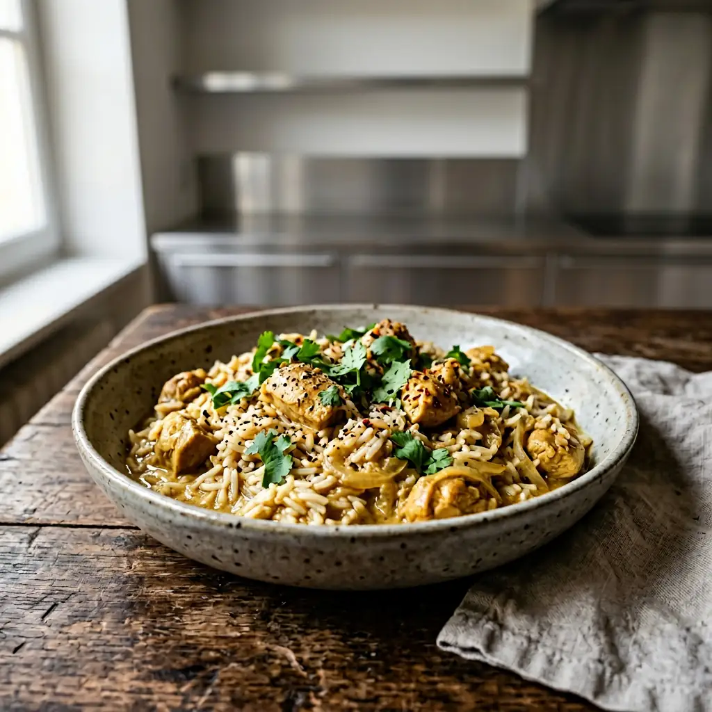 Riz au curry crémeux au lait de coco : recette express ...