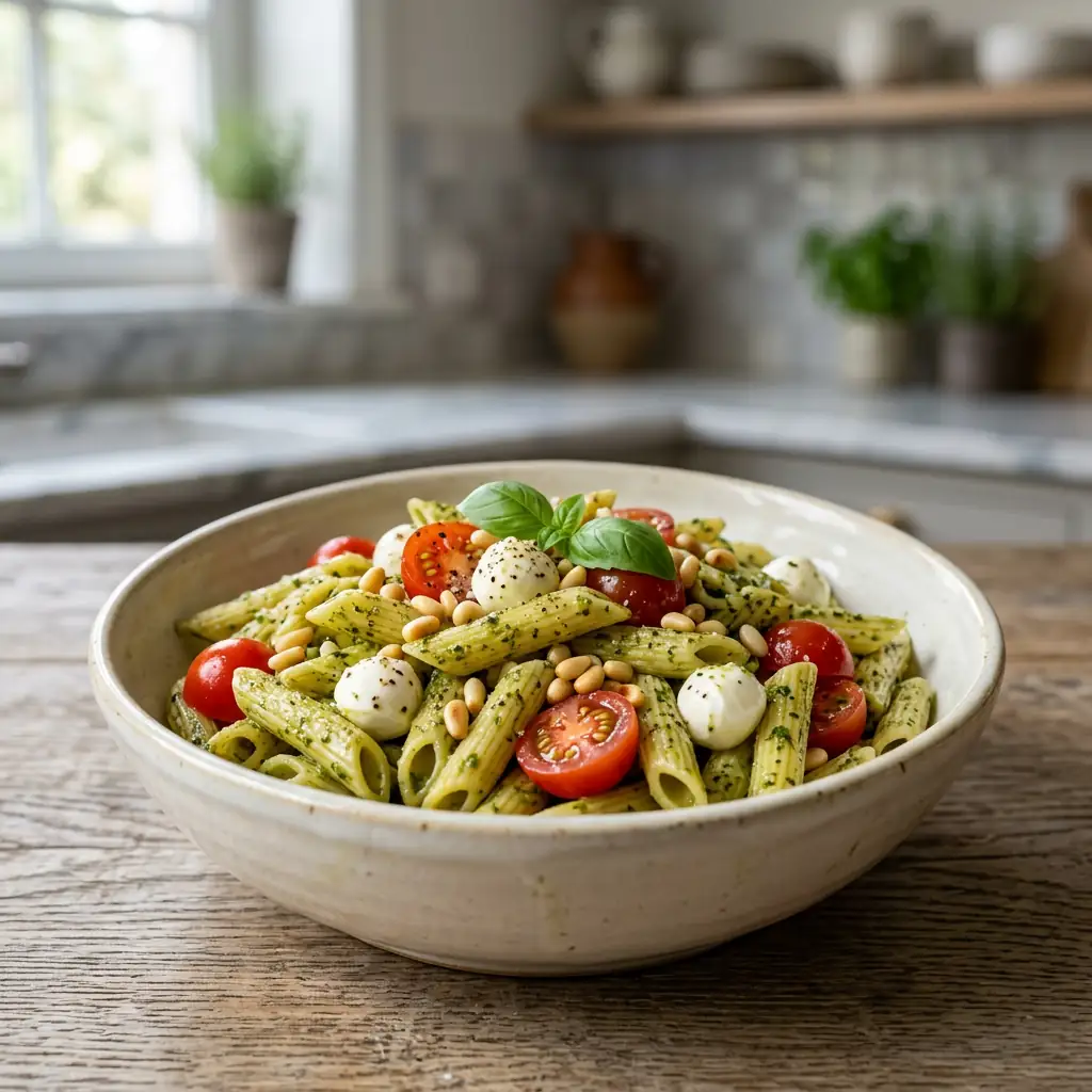Salade De Pates Au Pesto Recette