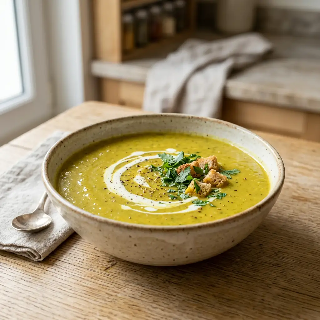 Recette de soupe de courgettes au curry : rapide et saine ...
